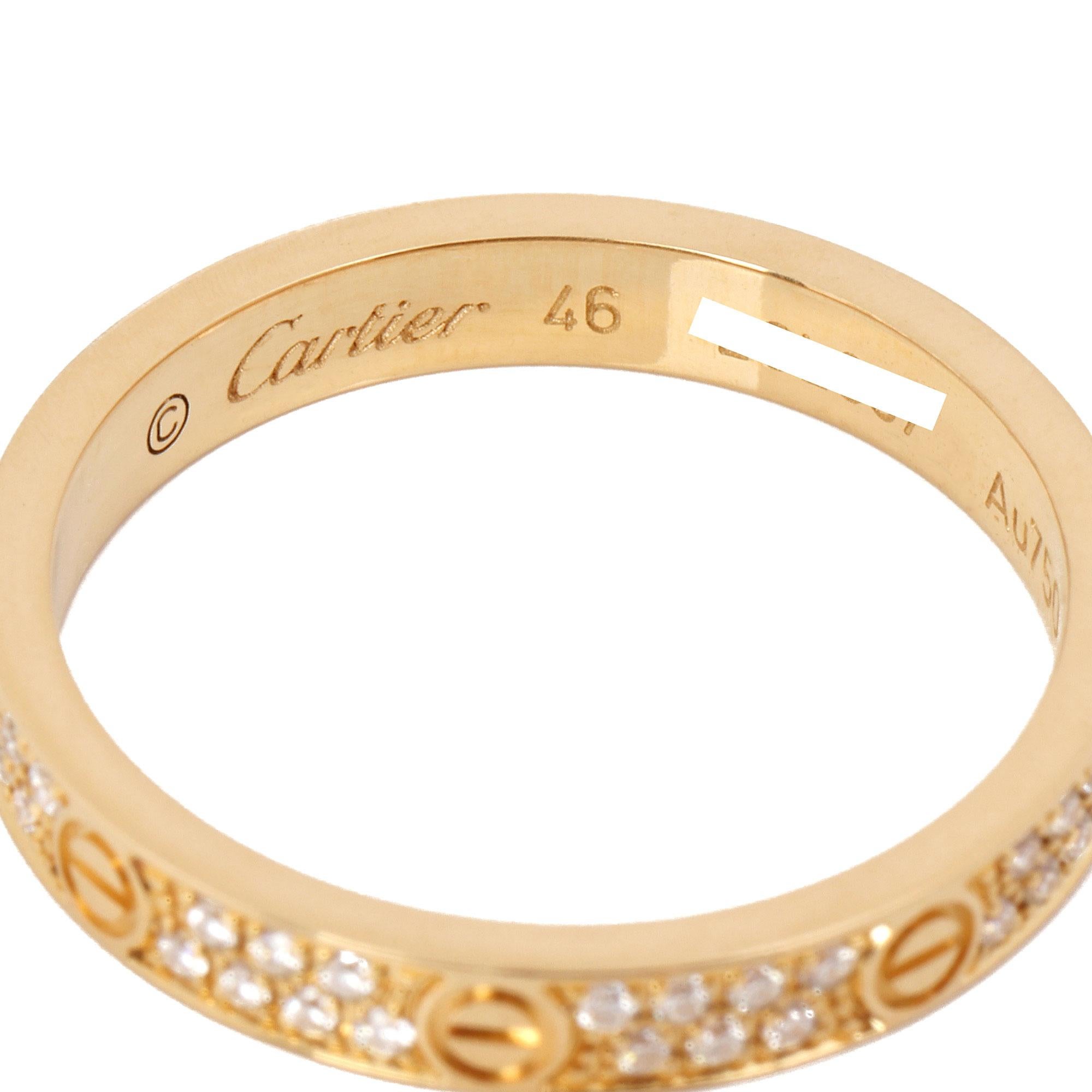 cartier pave ring