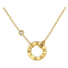 Ciondolo Cartier LOVE con 2 diamanti