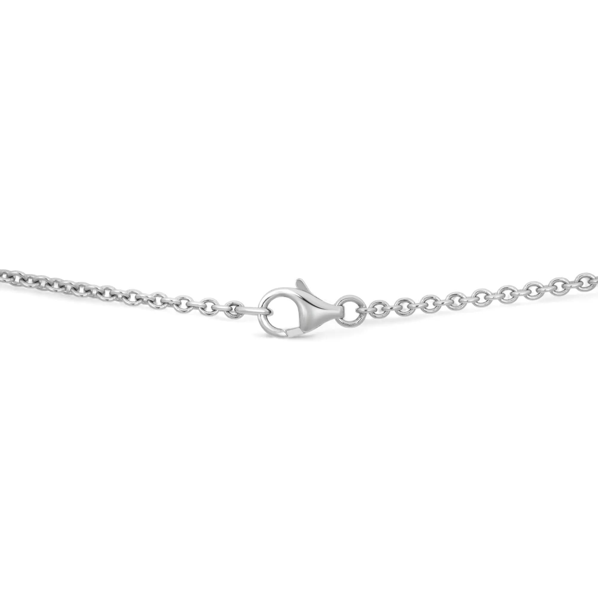 Cartier Love Collana in oro bianco 18K 17 pollici In condizioni ottime in vendita a New York, NY