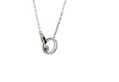 Cartier Love Pendant Necklace White Gold and Diamonds