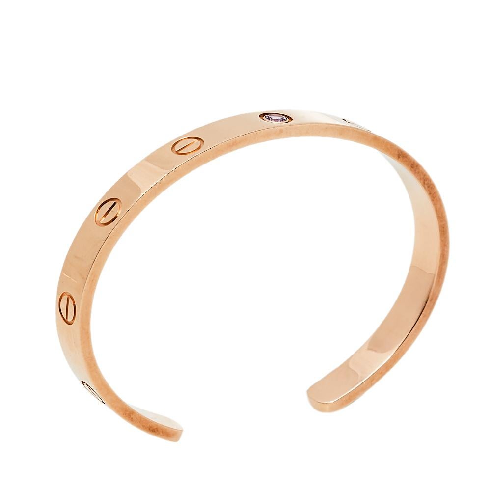 cartier love bracelet inside