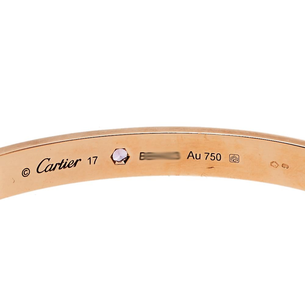 inside of cartier bracelet