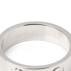 Cartier Love Platinum Band Ring