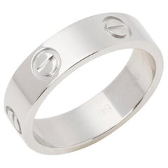 Cartier Love Platinum Band Ring