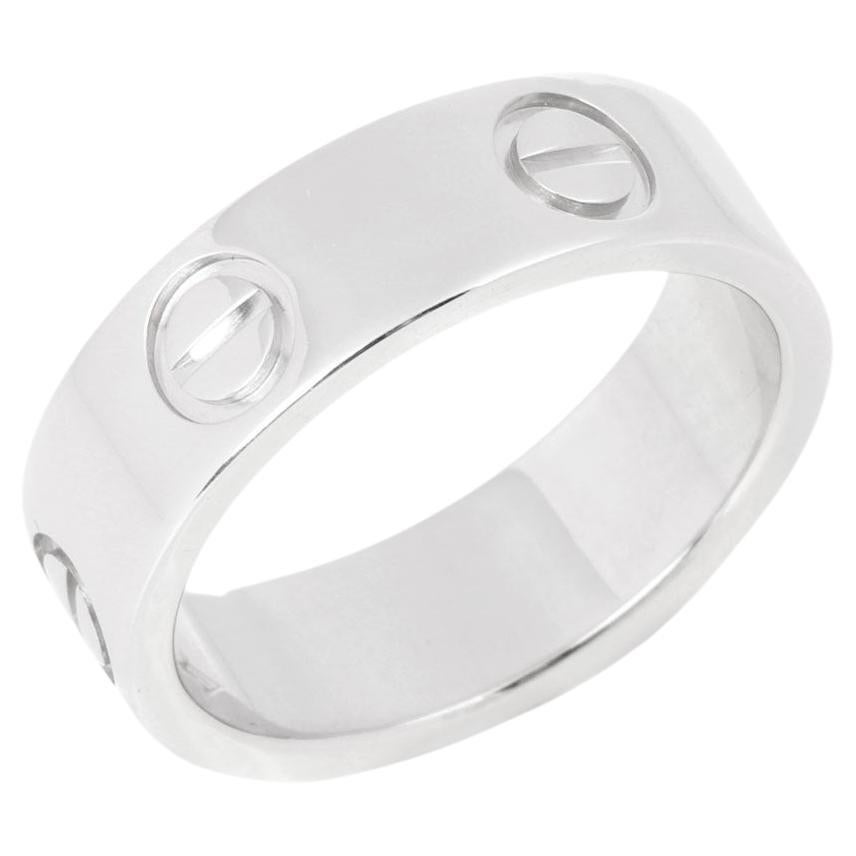 Cartier Love Platin-Ring im Angebot