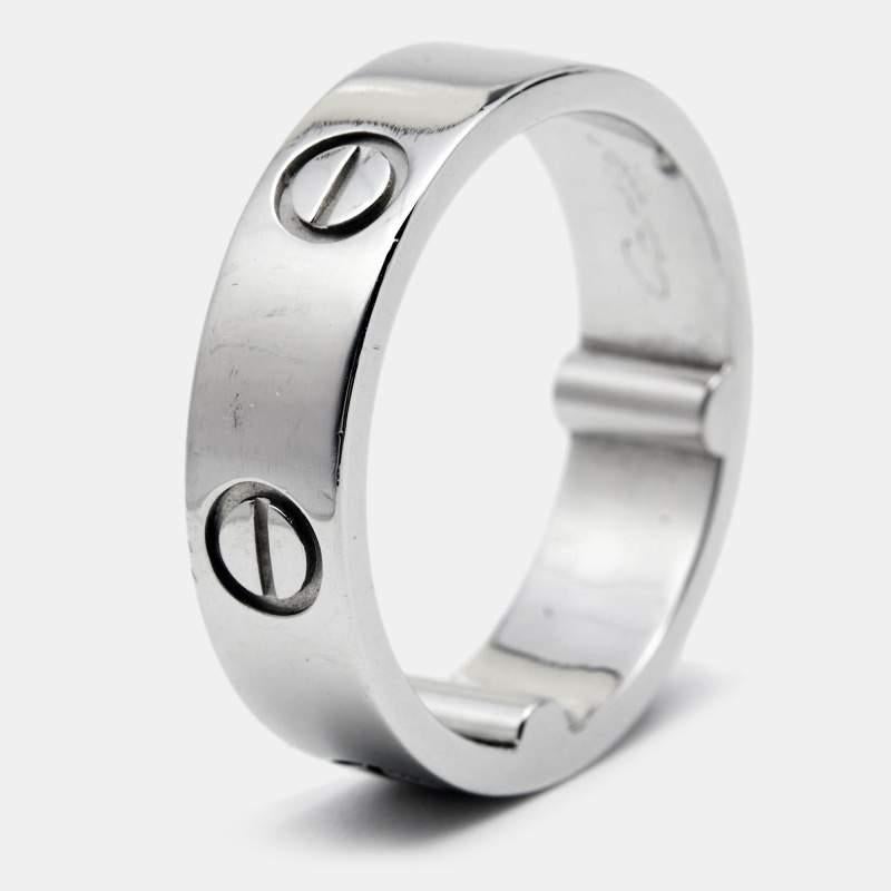 Anillo Cartier Love de platino