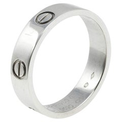 Cartier Love Platinum Band Ring Size 63