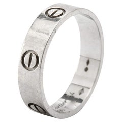 Cartier Love, bague en platine, taille 64