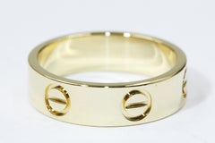 Cartier Love Ring, 18 Karat Yellow Gold