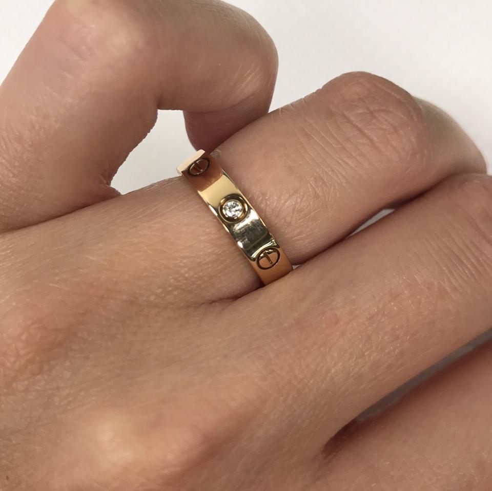 cartier thin love ring