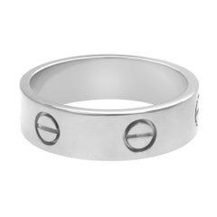 Cartier Love Ring 18k White Gold