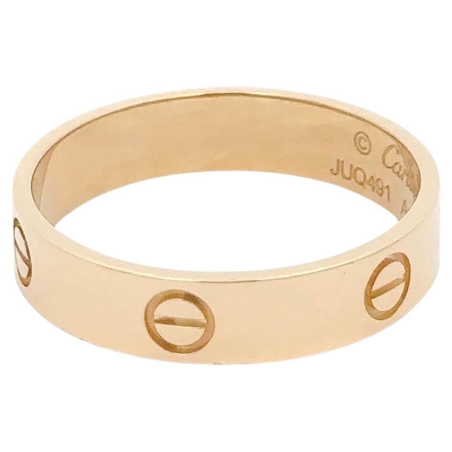 Cartier Love Ring 18K Yellow Gold