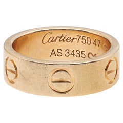 Cartier Love Ring 18K Yellow Gold US 4