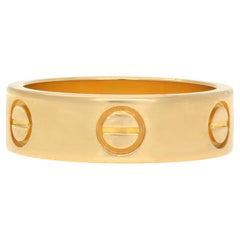 Cartier: Love Ring, 18 Karat Gelbgold