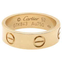 Cartier Love Ring 18K Yellow Gold