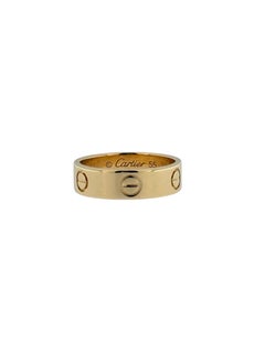 Anello Cartier Love in oro giallo 18 carati - misura 55