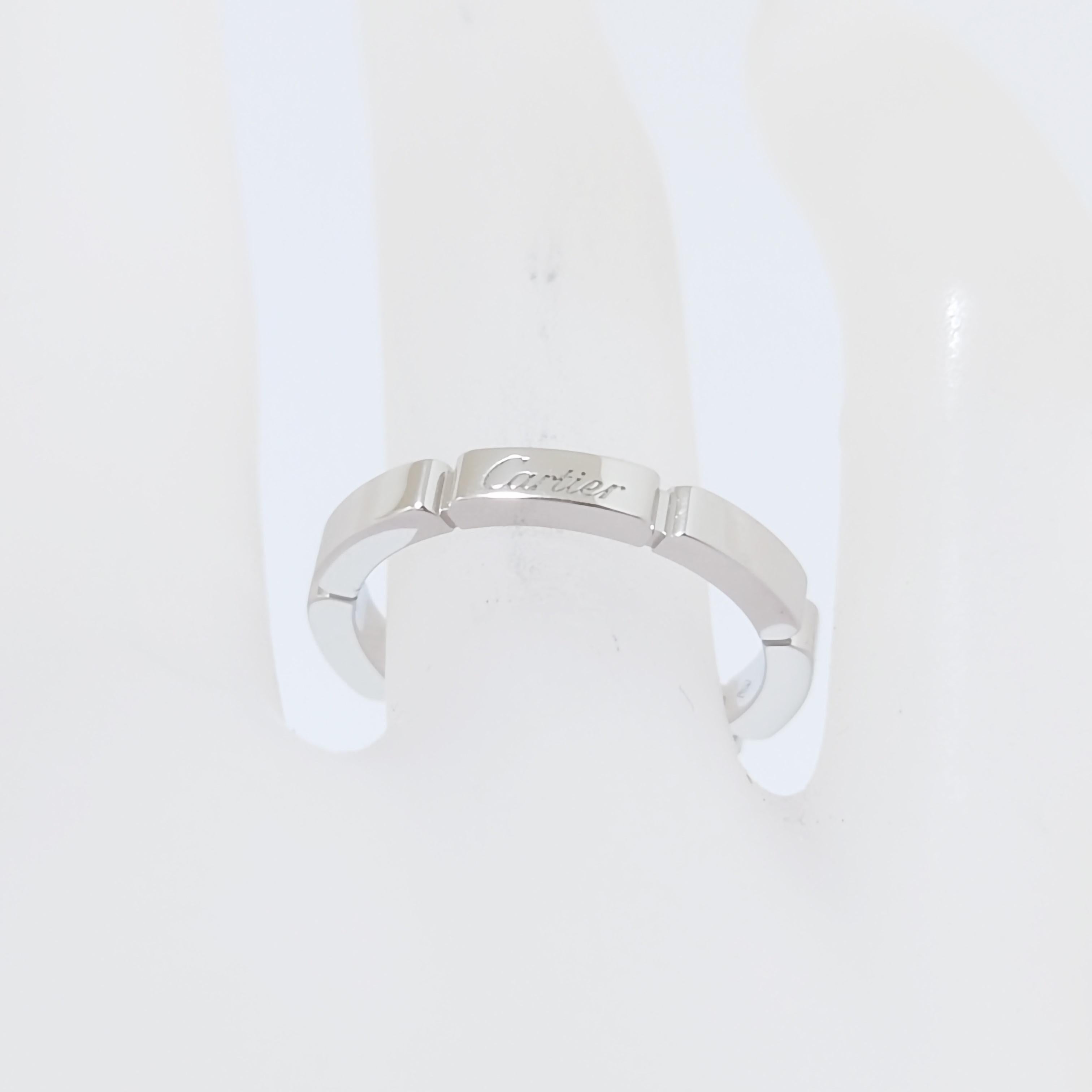 Cartier Love Ring 18KWG For Sale 1