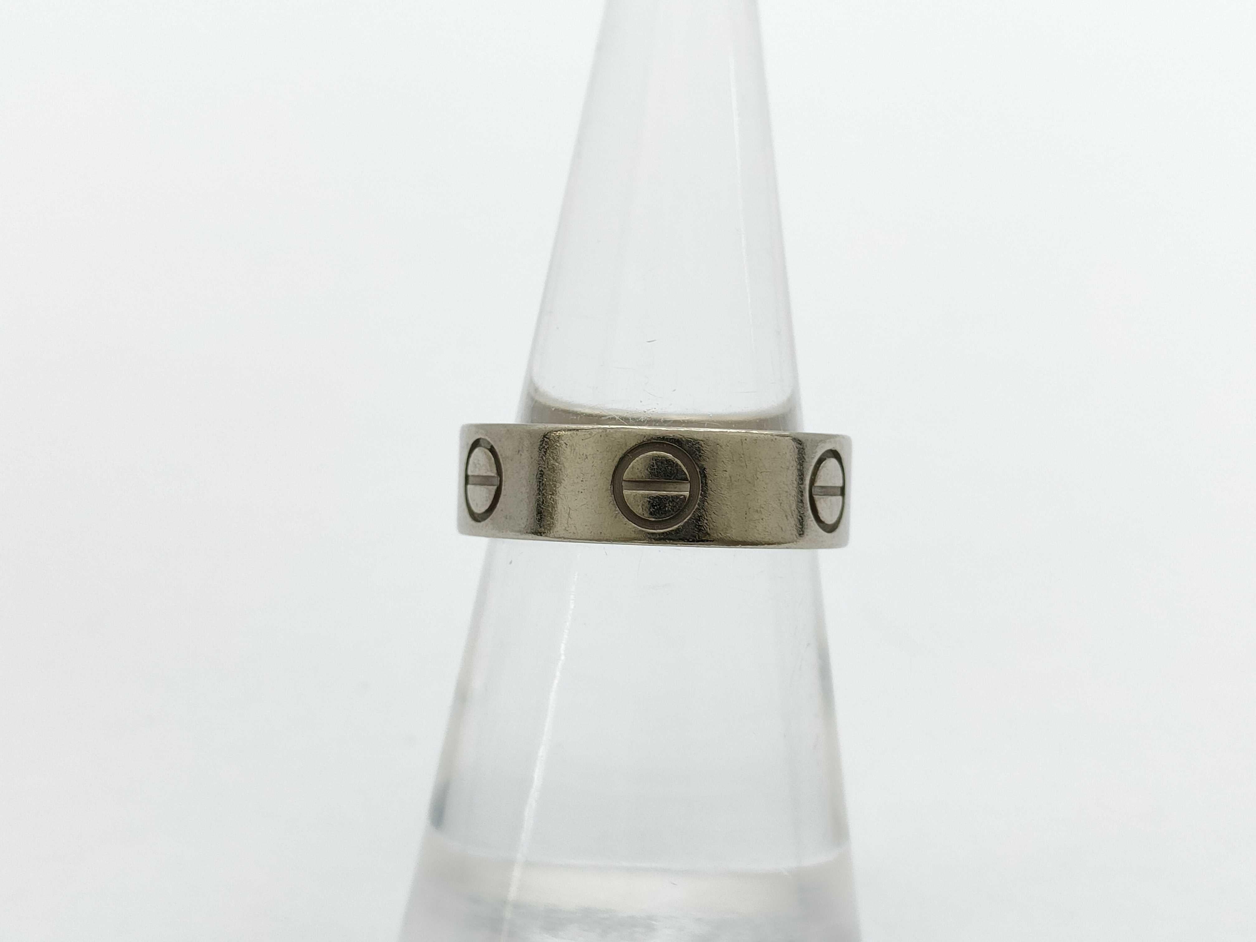 Cartier Love Ring 750WG 50 6.7g 3