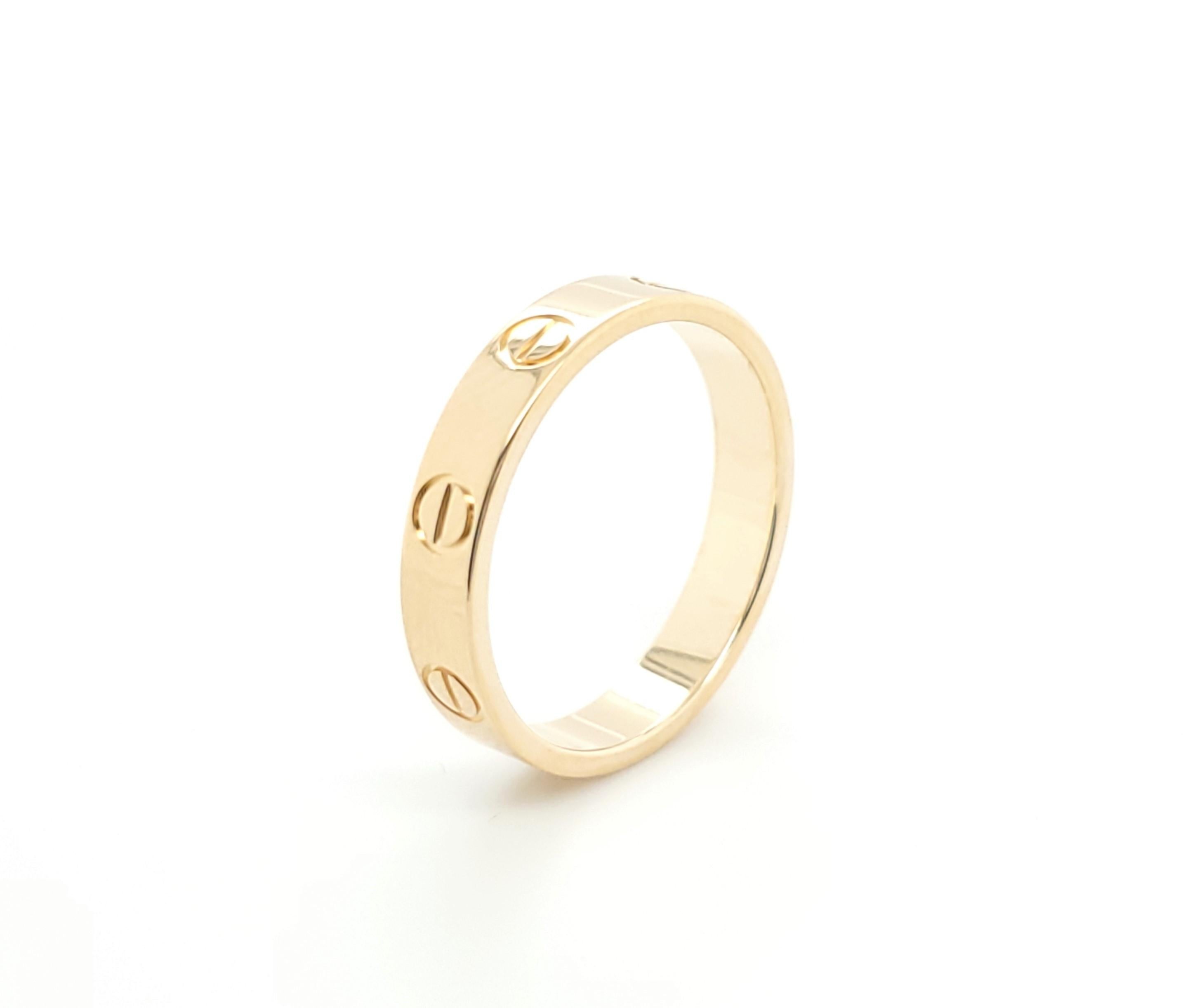 cartier love wedding band