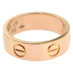 Cartier Love Ring in 18 Karat Rose Gold Ring