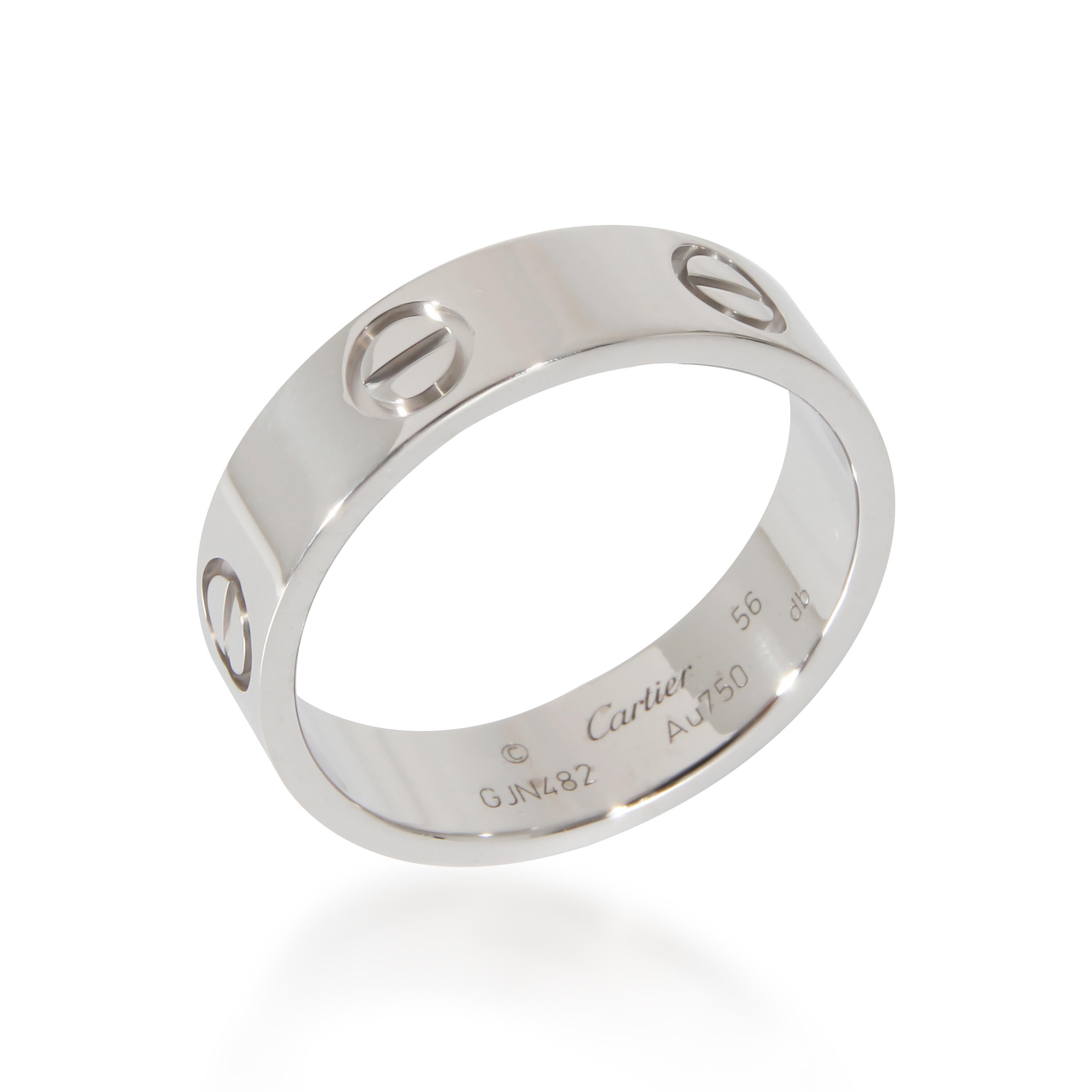 Cartier Love Ring in 18k White Gold

PRIMARY DETAILS
SKU: 133474
Listing Title: Cartier Love Ring in 18k White Gold
Condition Description: Cartier's Love collection is the epitome of iconic, from the recognizable designs to the history behind the
