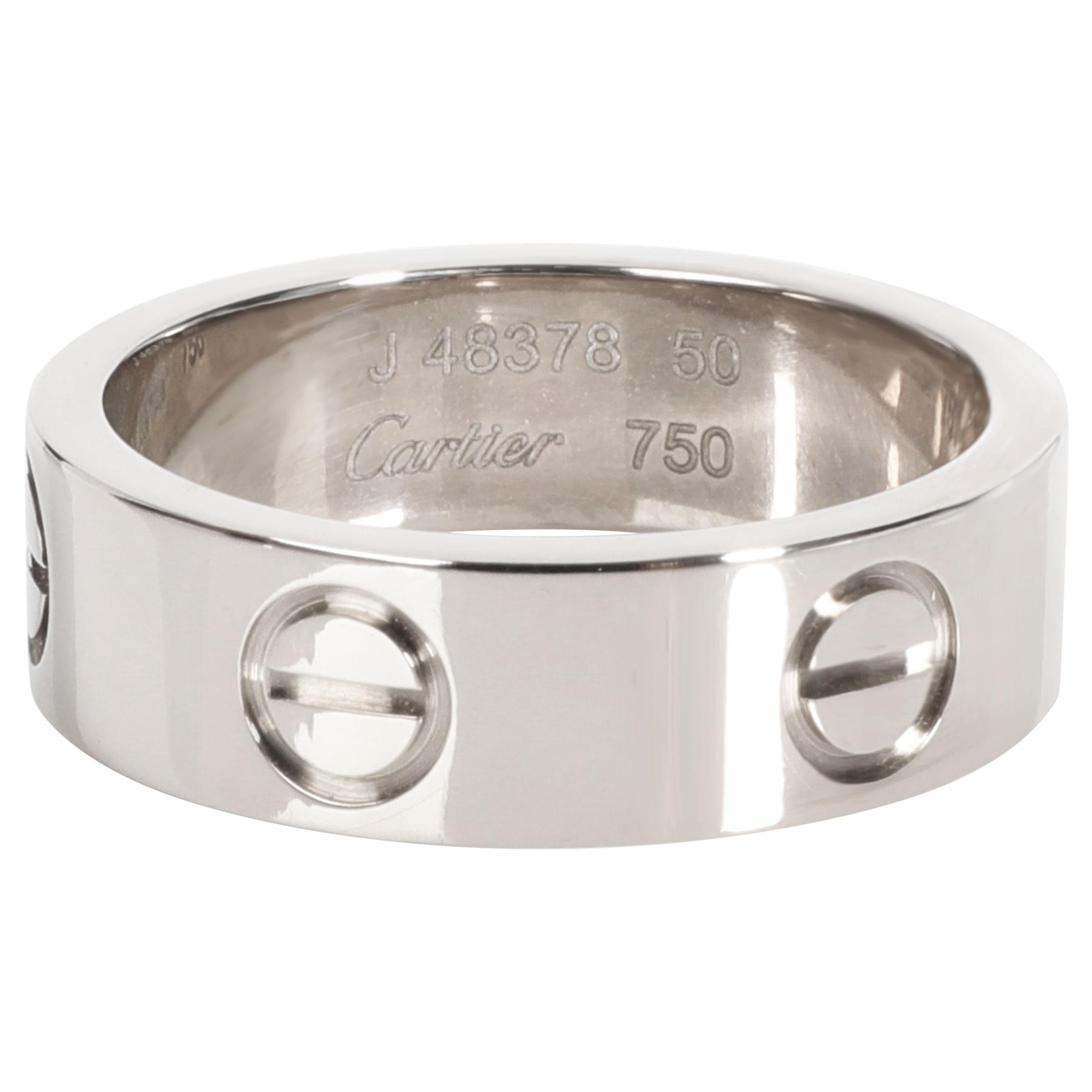 Cartier LOVE Ring in 18K White Gold