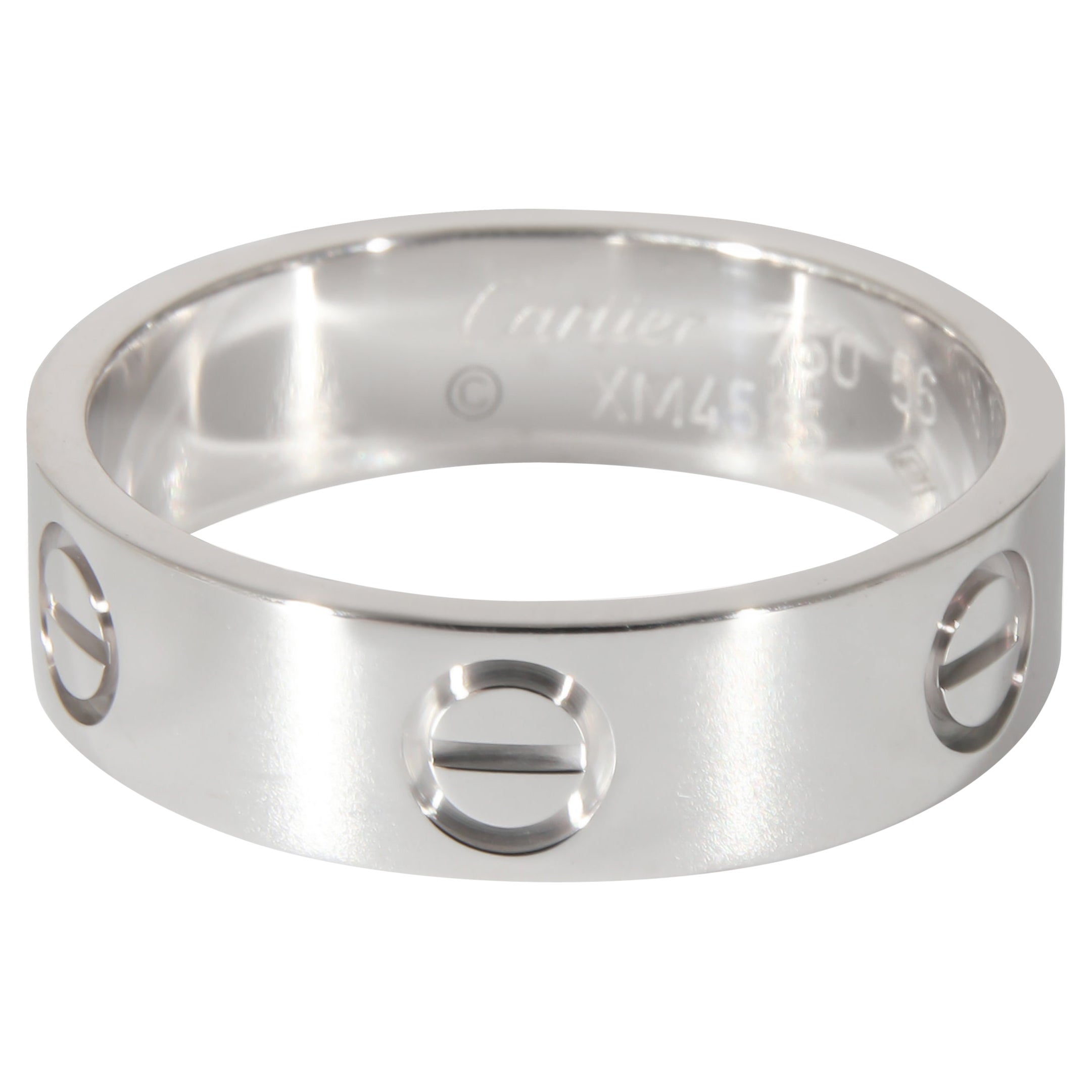 Cartier Love-Ring aus 18 Karat Weißgold