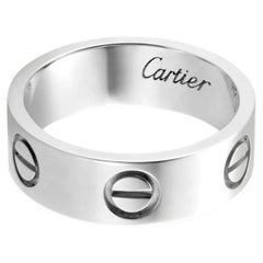 Cartier Love-Ring aus 18 Karat Weißgold, Größe EU 56 - US 7,5