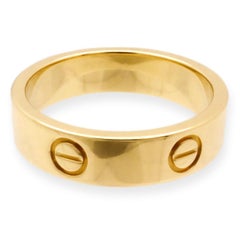 Cartier Love Ring in 18K Yellow Gold 5.5mm Size 60 (US 9)