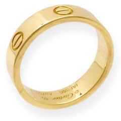 Cartier Love Ring in 18K Yellow Gold 5.5mm Size 60 (US 9)