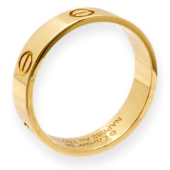 Cartier Love Ring in 18K Yellow Gold 5.5mm Size 68 (12.25)