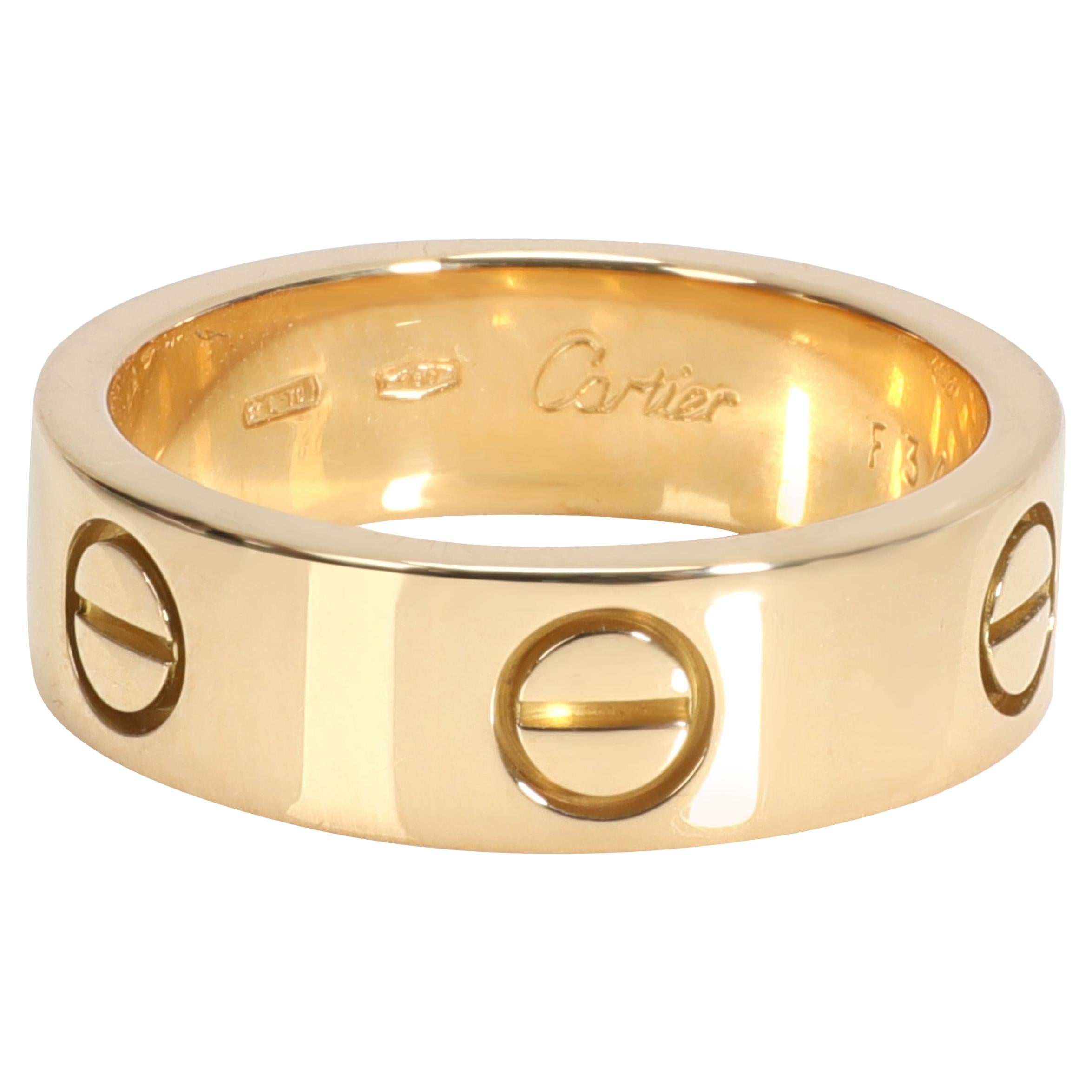 Cartier Love Ring in 18k Yellow Gold