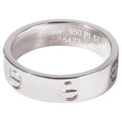 Cartier Love Ring in 950 Platinum