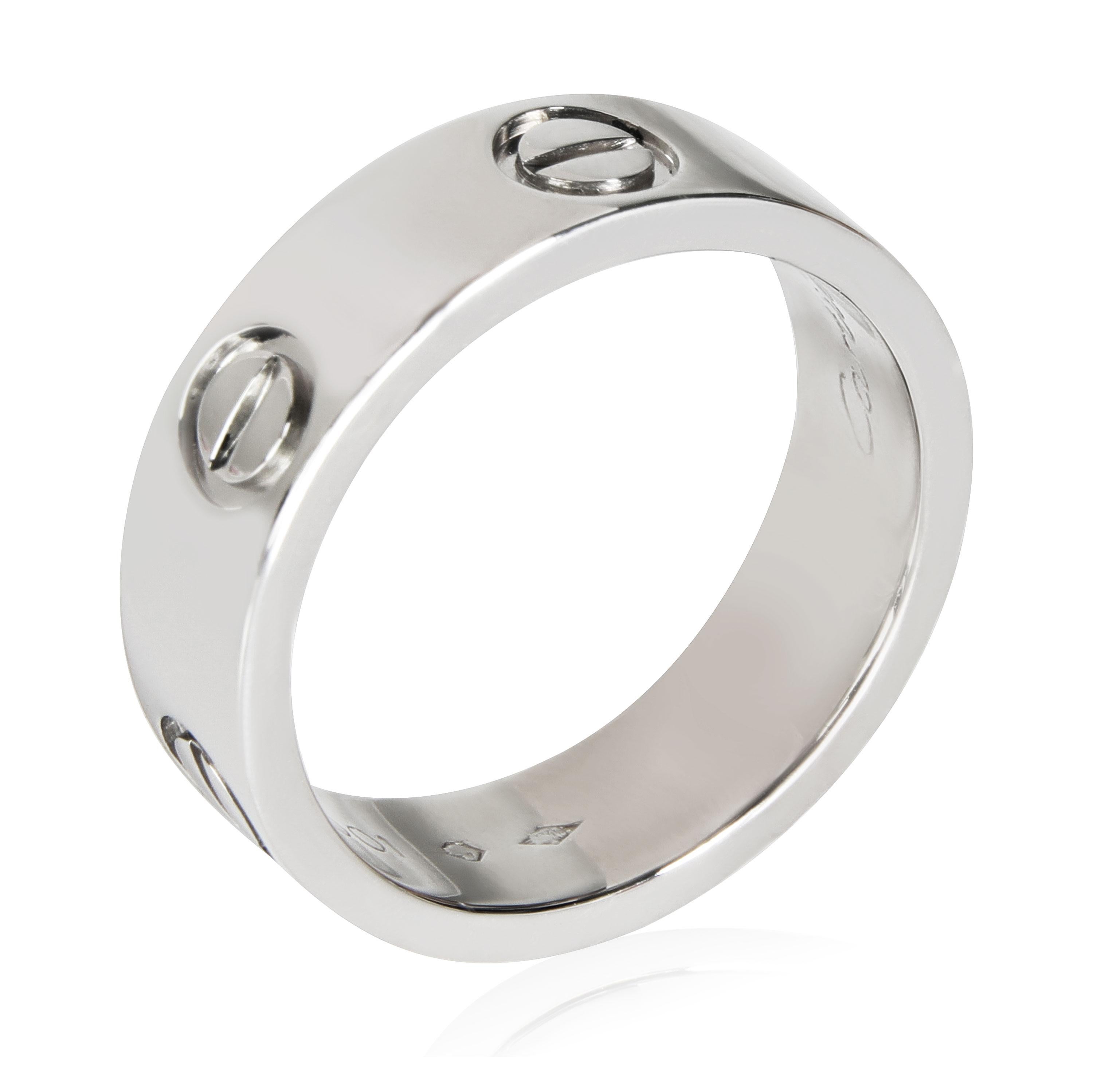 Cartier Love-Ring aus Platin für Damen oder Herren im Angebot