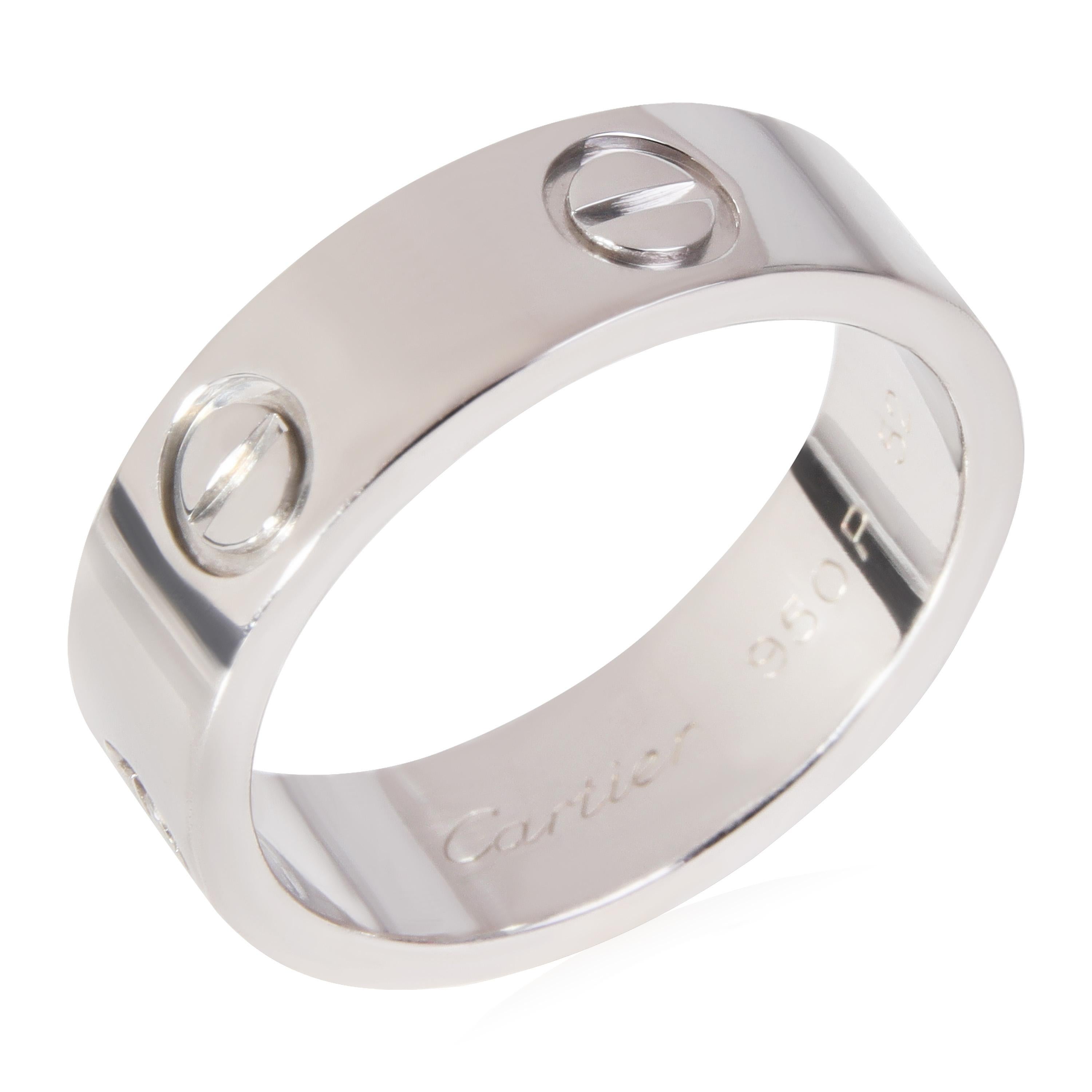 cartier platinum love ring