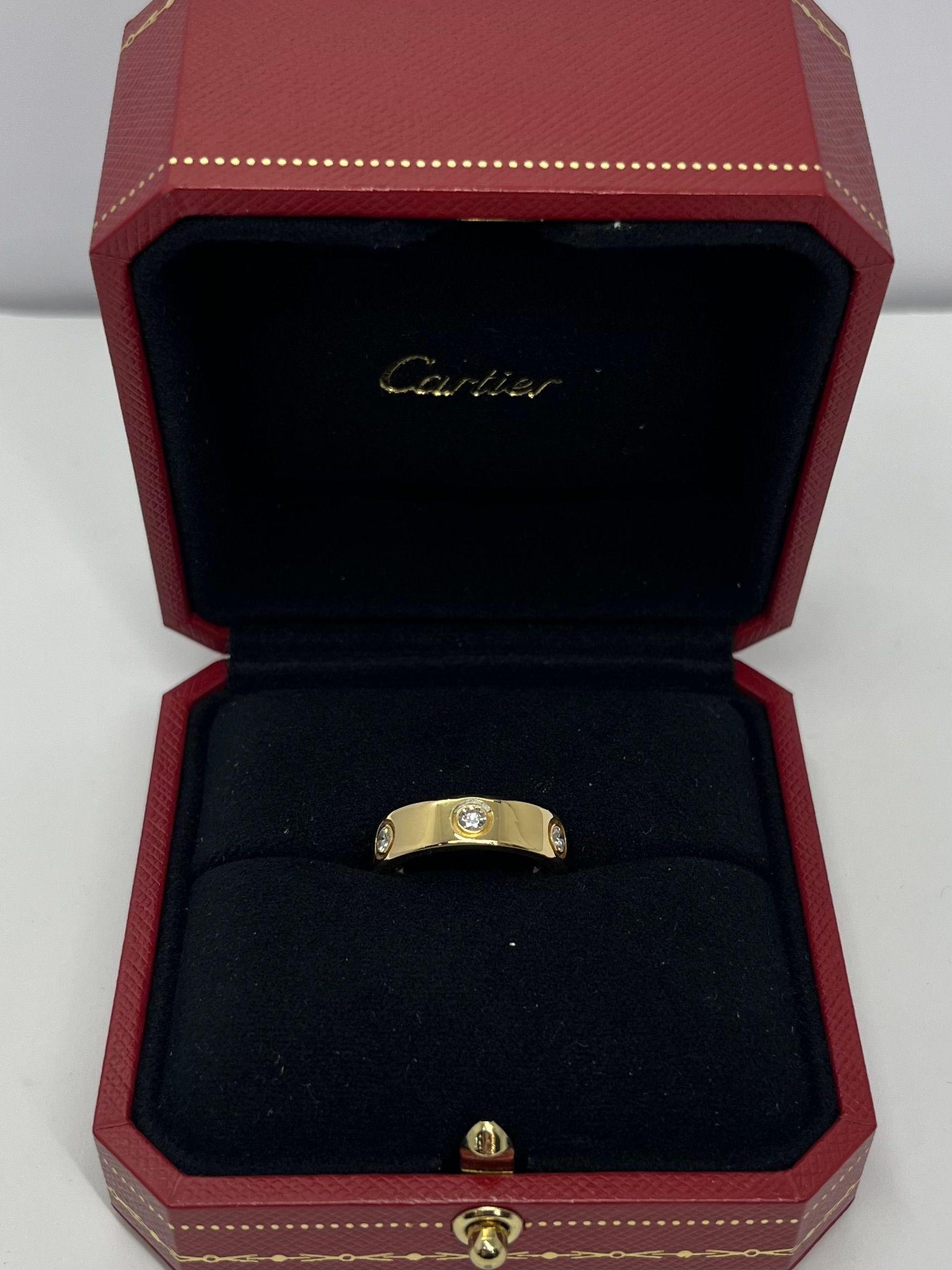 Cartier Anello dell'Amore Modello Grande con 6 Diamanti in vendita 1