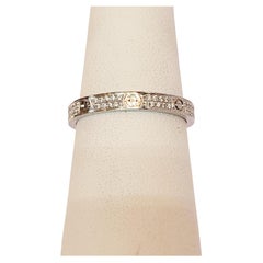 Cartier LOVE Ring Mini Modell Paved Größe 56