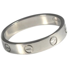 Cartier LOVE Ring or Wedding Band in Platinum