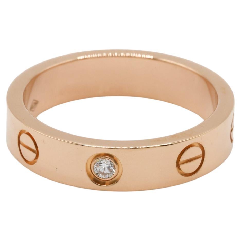 Anillo Cartier Love Oro Rosa Talla 56