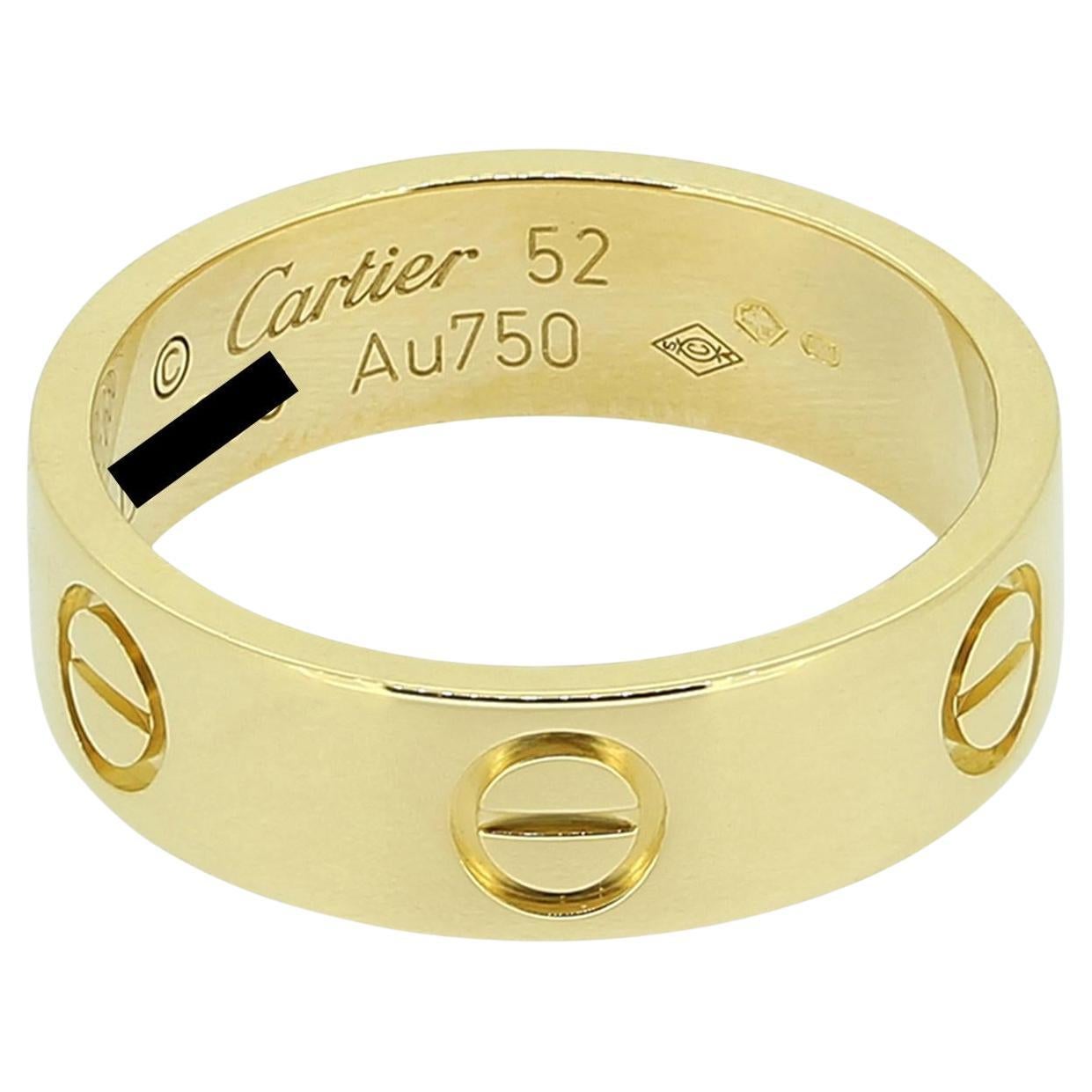 Cartier LOVE Ring Size L 1/2 (52)