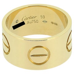 Cartier LOVE Ring Size R (59)