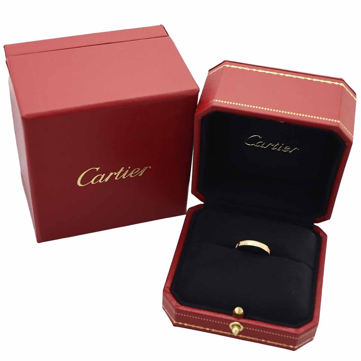 Donna Cartier Diamonds 0.19ct oro giallo 18K Mini Love Ring Small US 4 in vendita