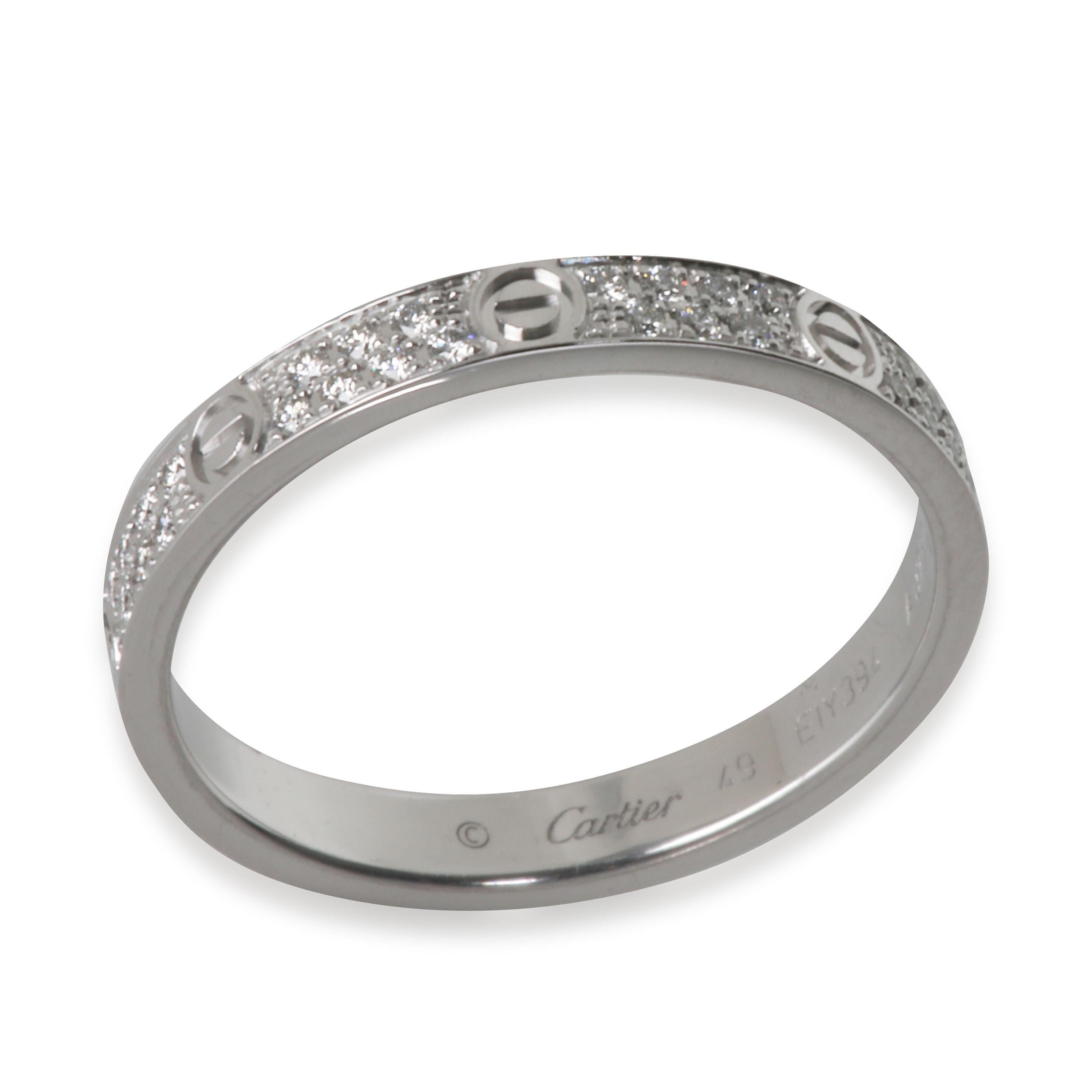 Cartier Love Ring, Small Model (White Gold, Diamonds)

PRIMARY DETAILS
SKU: 142939
Listing Title: Cartier Love Ring, Small Model (White Gold, Diamonds)
Condition Description: Cartier's Love collection is the epitome of iconic, from the recognizable