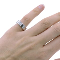 Cartier Love Ring Three Diamonds EU 49 0.22 Carat 8g