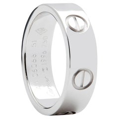 Cartier Love ring White gold 5.5mm model number B4084751