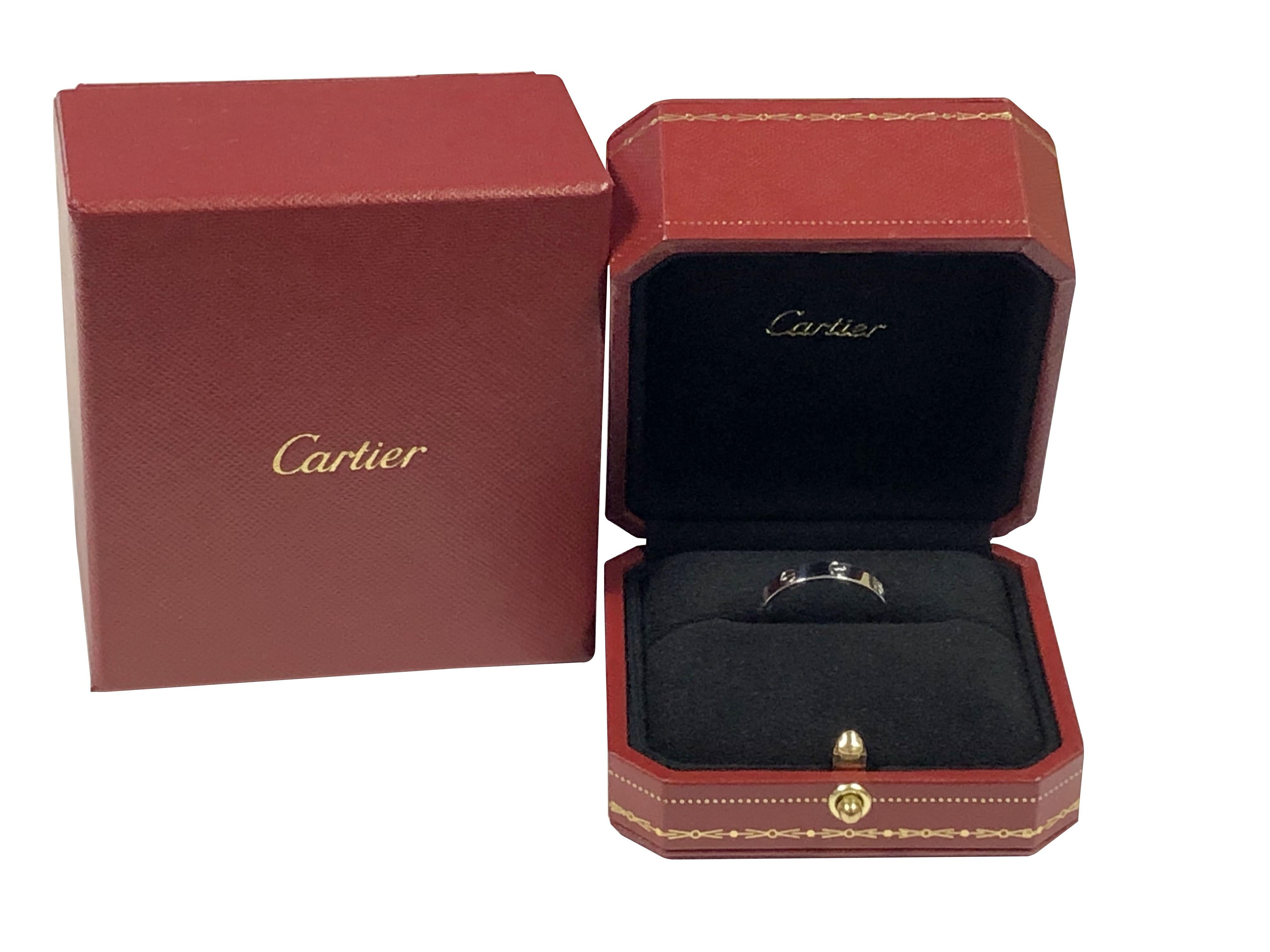 cartier white gold love ring
