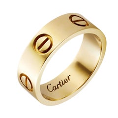 Cartier Love Ring Yellow Gold Classic Model Size 58 Engagement Band