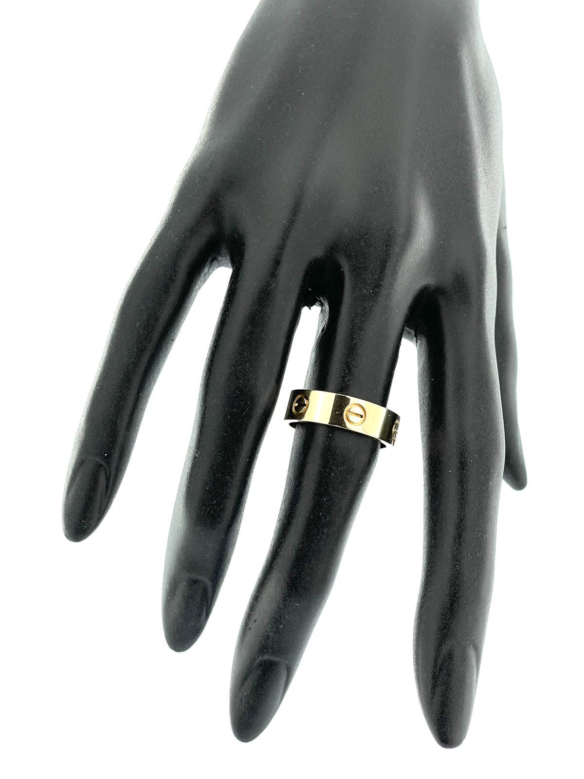 Cartier Love Ring Yellow Gold In Good Condition In Esch-Sur-Alzette, LU