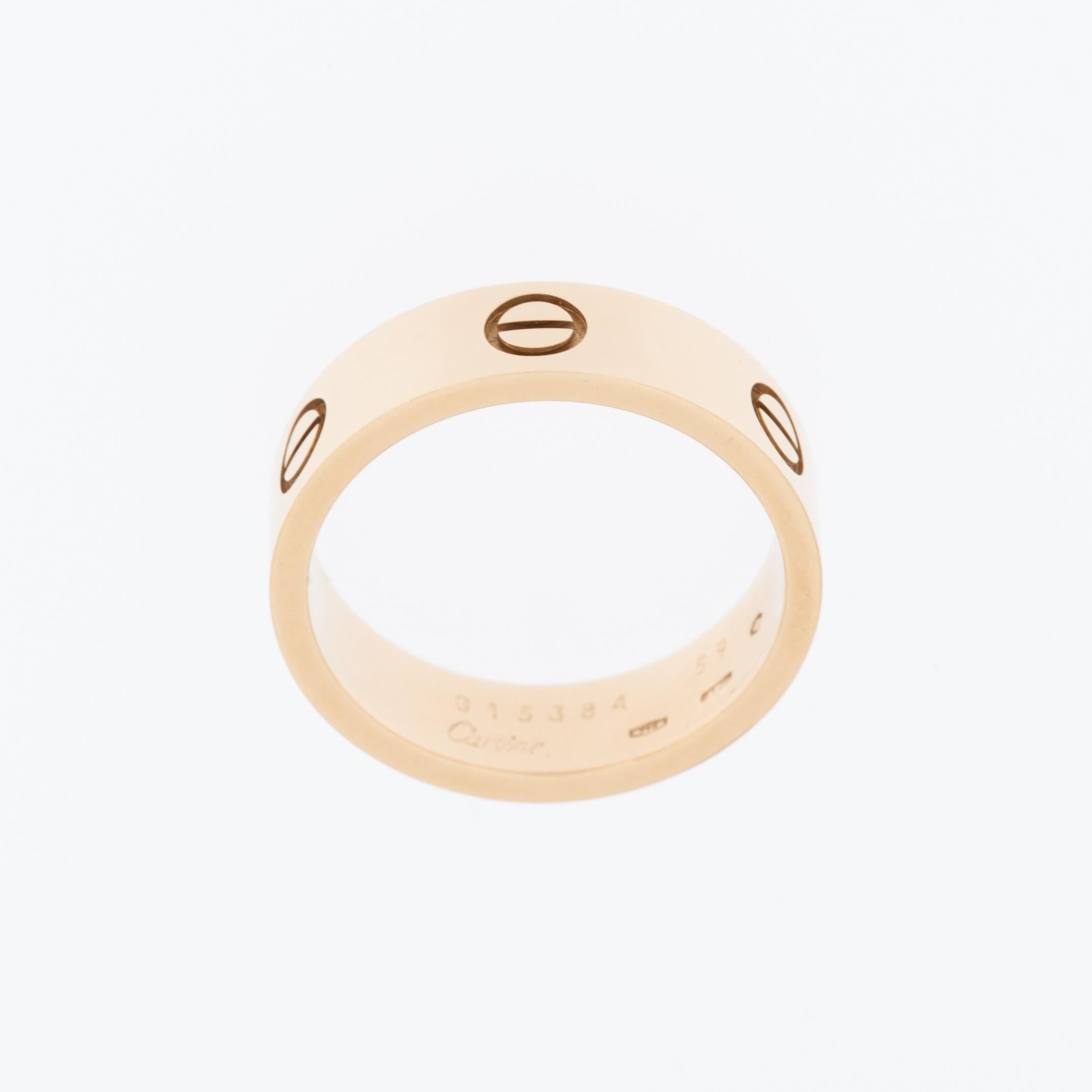 Cartier Love Ring Yellow Gold 2