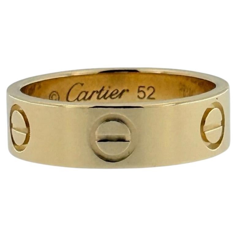 Bague Love de Cartier en or jaune - taille 52